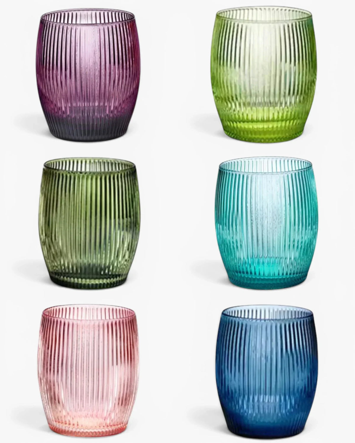 Ivv Gluglu set 6 glass tumblers Multicolour - Buy now on ShopDecor - Discover the best products by IVV design