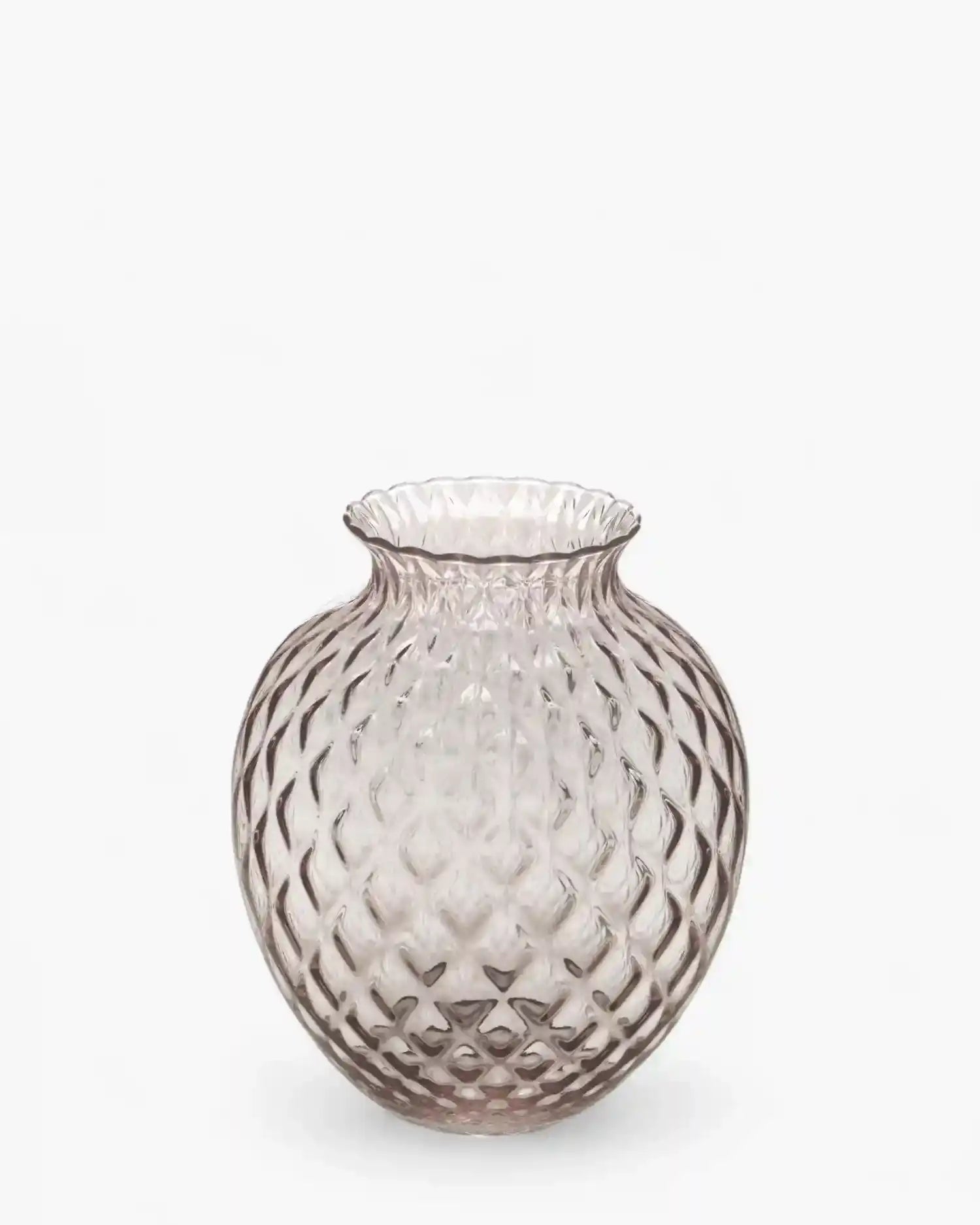 Ivv Infiore glass vase Dove grey h 28.5 cm - Buy now on ShopDecor - Discover the best products by IVV design