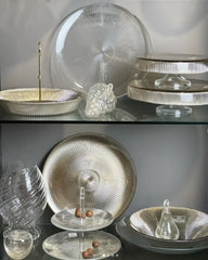 Ivv Ishtar glass plate - Buy now on ShopDecor - Discover the best products by IVV design