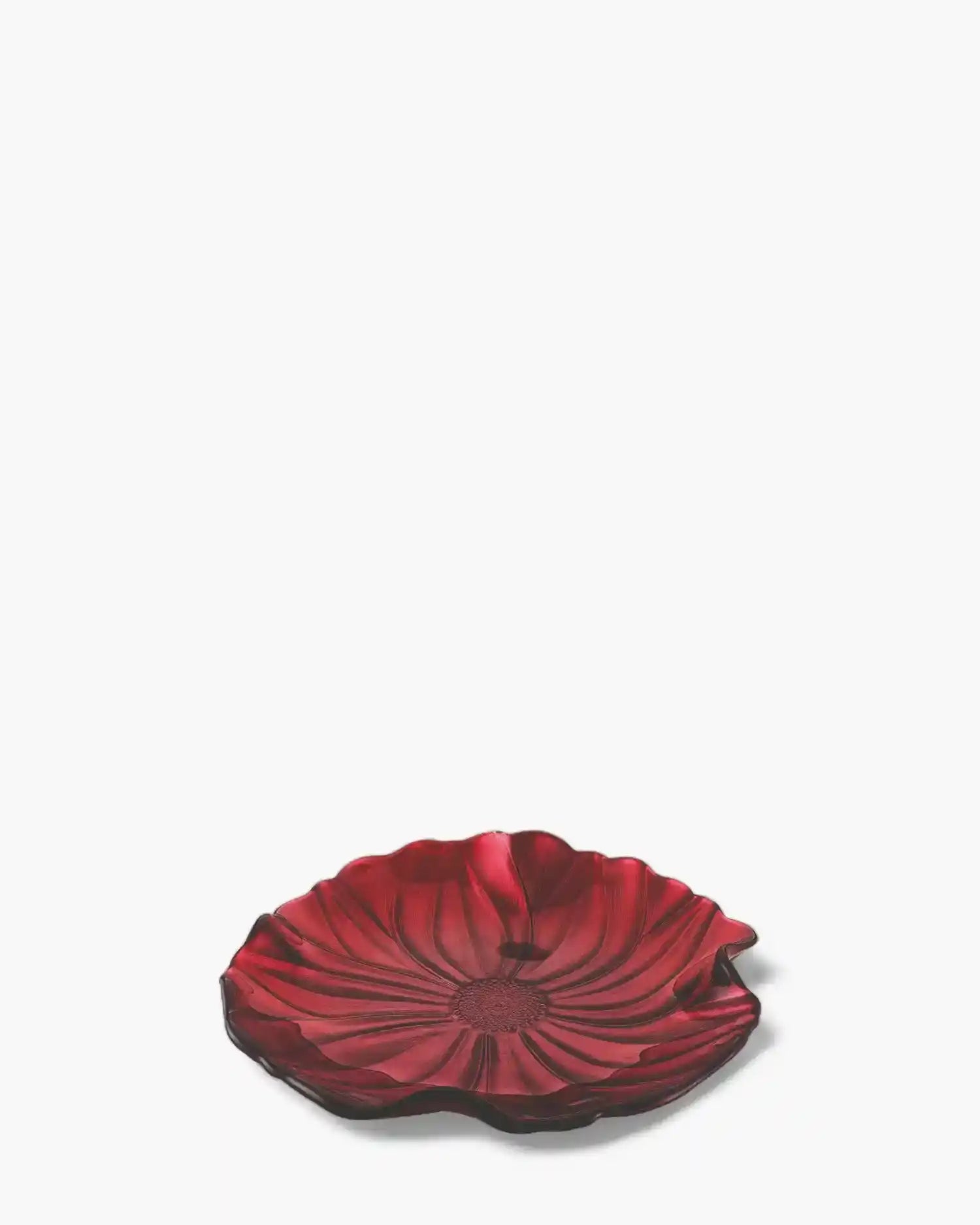 Ivv Magnolia glass dish Burgundy ø 22 cm - Buy now on ShopDecor - Discover the best products by IVV design