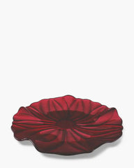 Ivv Magnolia glass dish Burgundy ø 37 cm - Buy now on ShopDecor - Discover the best products by IVV design