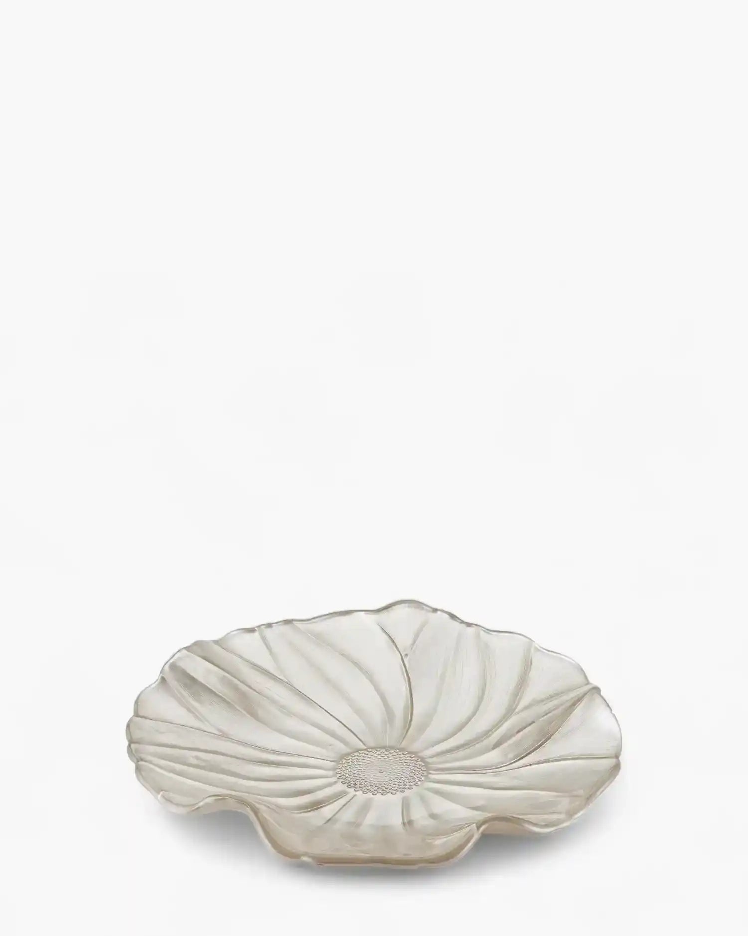 Ivv Magnolia glass dish Ivv sand ø 28 cm - Buy now on ShopDecor - Discover the best products by IVV design