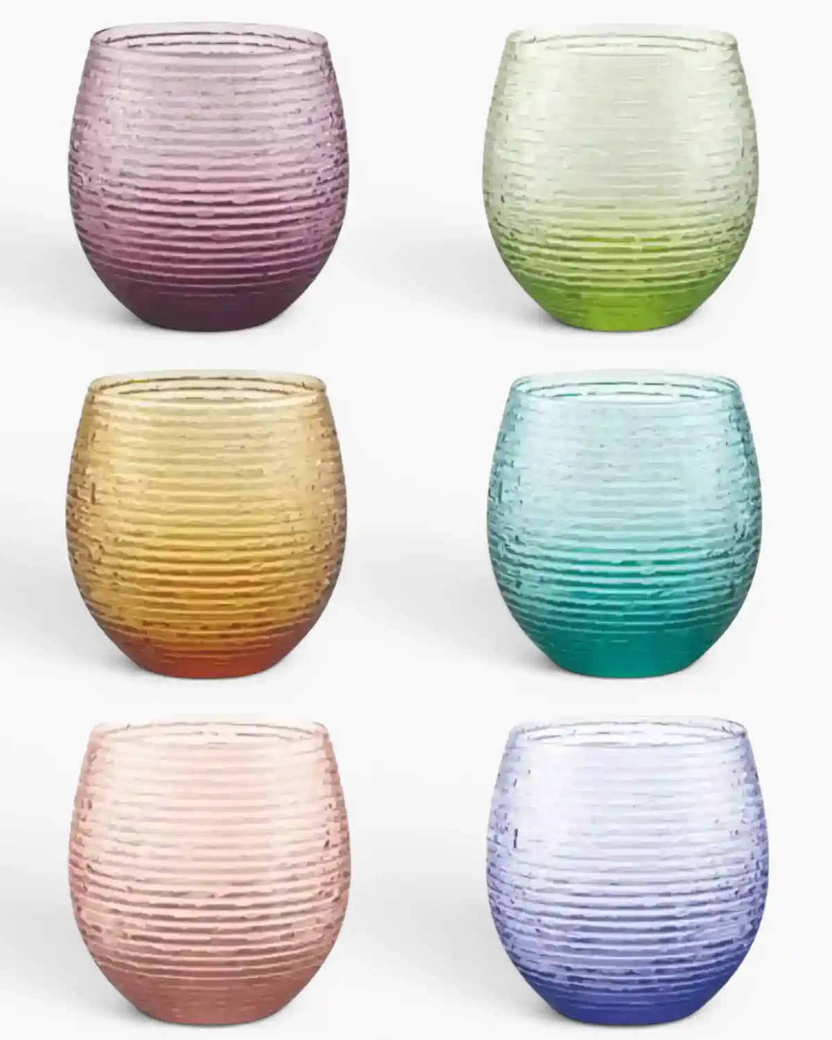 Ivv Multicolor set 6 glass tumblers Multicolour - Buy now on ShopDecor - Discover the best products by IVV design