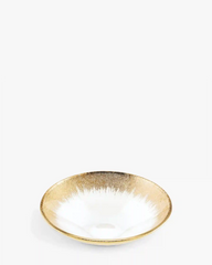 Ivv Orizzonte glass bowl with gold decoration ø 25 cm - Buy now on ShopDecor - Discover the best products by IVV design