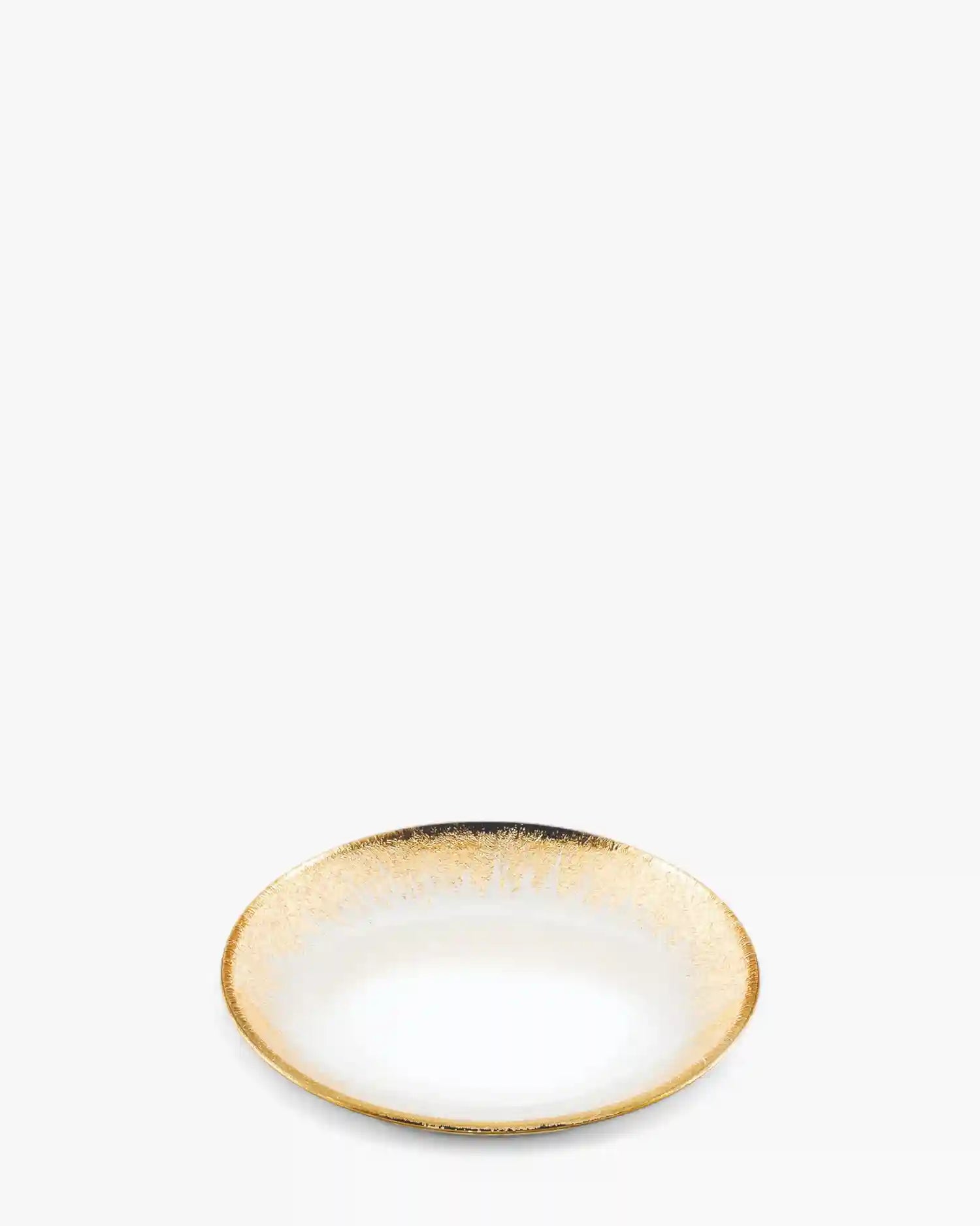 Ivv Orizzonte glass plate with gold decoration ø 22 cm - Buy now on ShopDecor - Discover the best products by IVV design