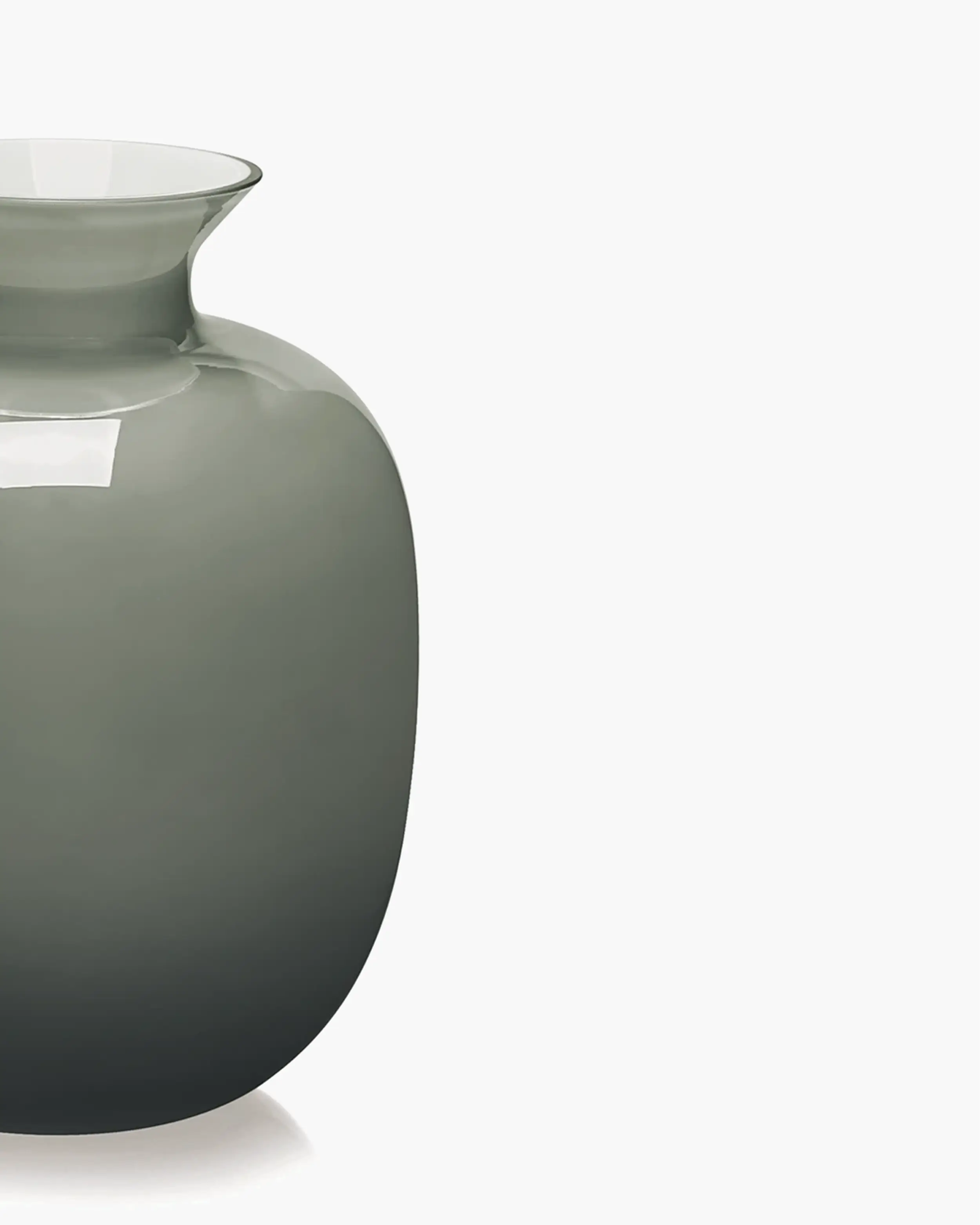 Ivv Rialto glass vase with milk white interior - Buy now on ShopDecor - Discover the best products by IVV design