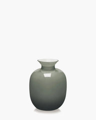 Ivv Rialto glass vase with milk white interior Grey h 18.5 cm - Buy now on ShopDecor - Discover the best products by IVV design