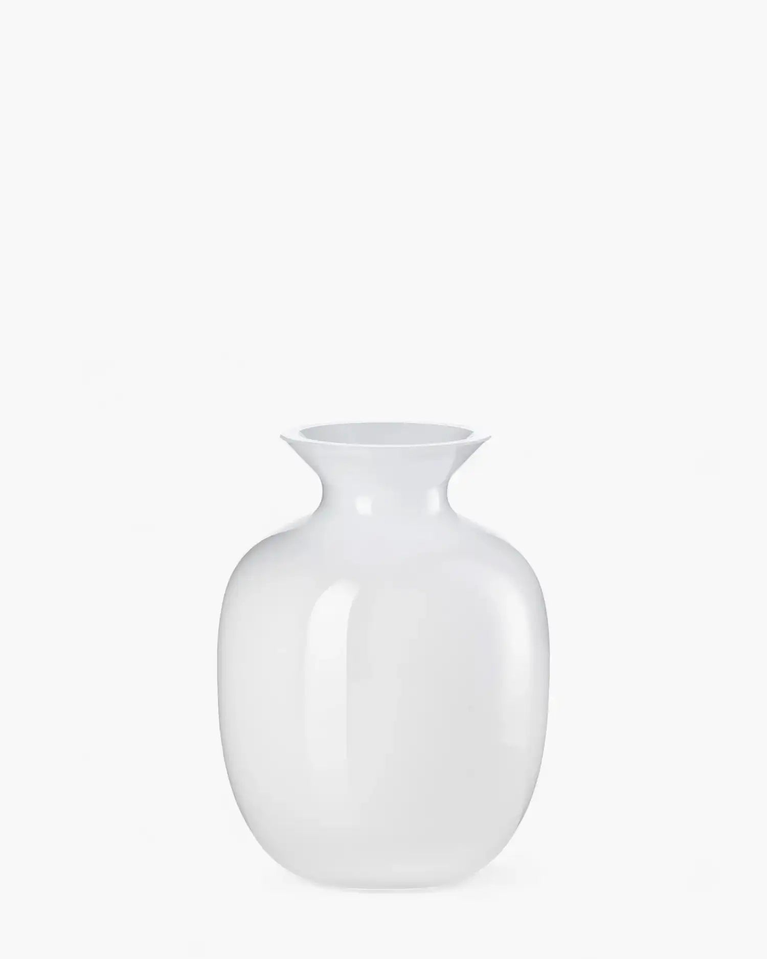 Ivv Rialto glass vase with milk white interior White h 24 cm - Buy now on ShopDecor - Discover the best products by IVV design