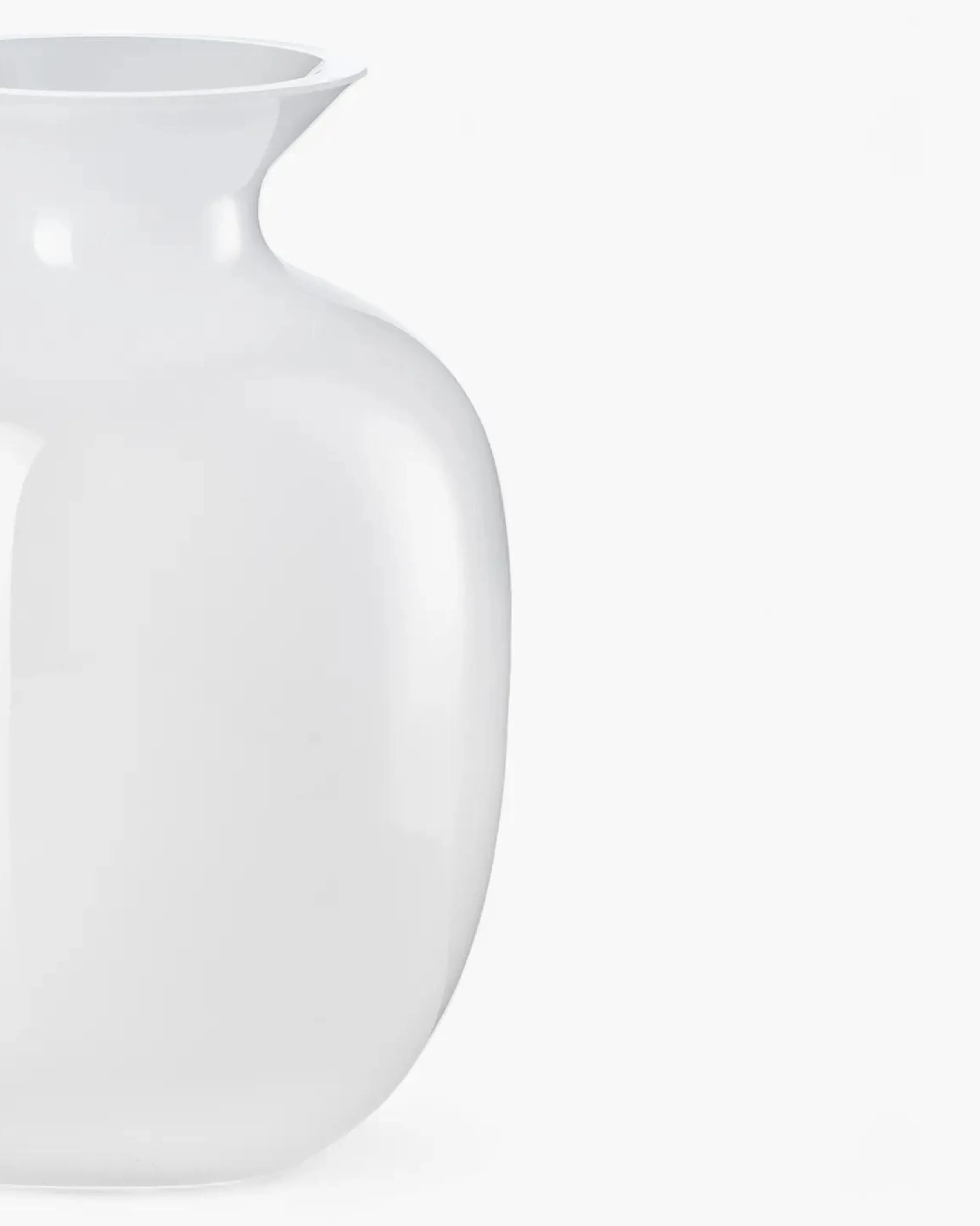Ivv Rialto glass vase with milk white interior - Buy now on ShopDecor - Discover the best products by IVV design