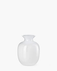 Ivv Rialto glass vase with milk white interior White h 18.5 cm - Buy now on ShopDecor - Discover the best products by IVV design