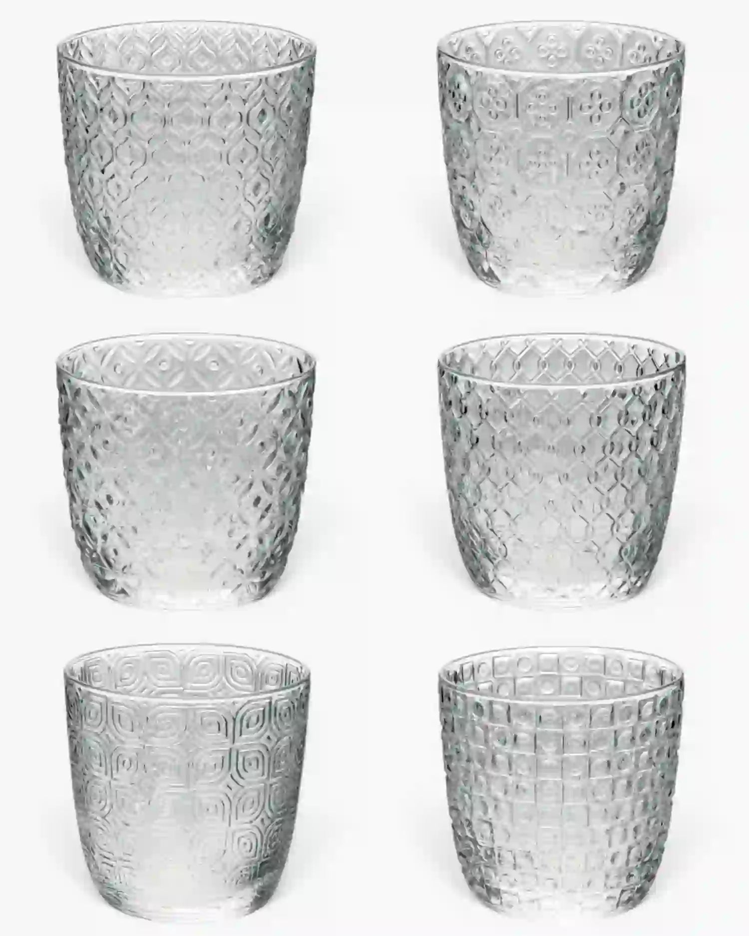 Ivv Sixties set 6 glass tumblers Transparent - Buy now on ShopDecor - Discover the best products by IVV design