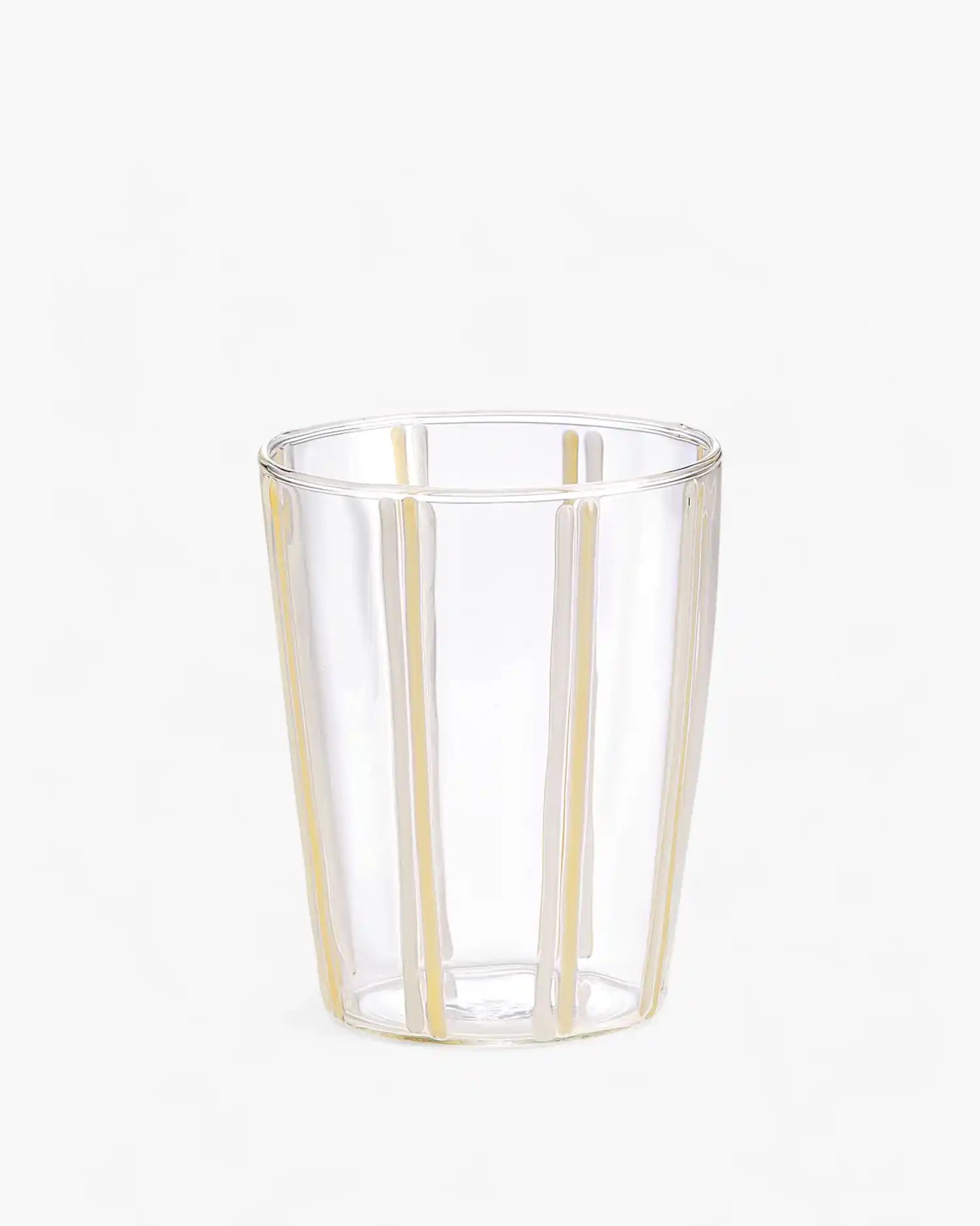 Ivv Soul set 6 borosilicate glass tumblers with colored stripes - Buy now on ShopDecor - Discover the best products by IVV design