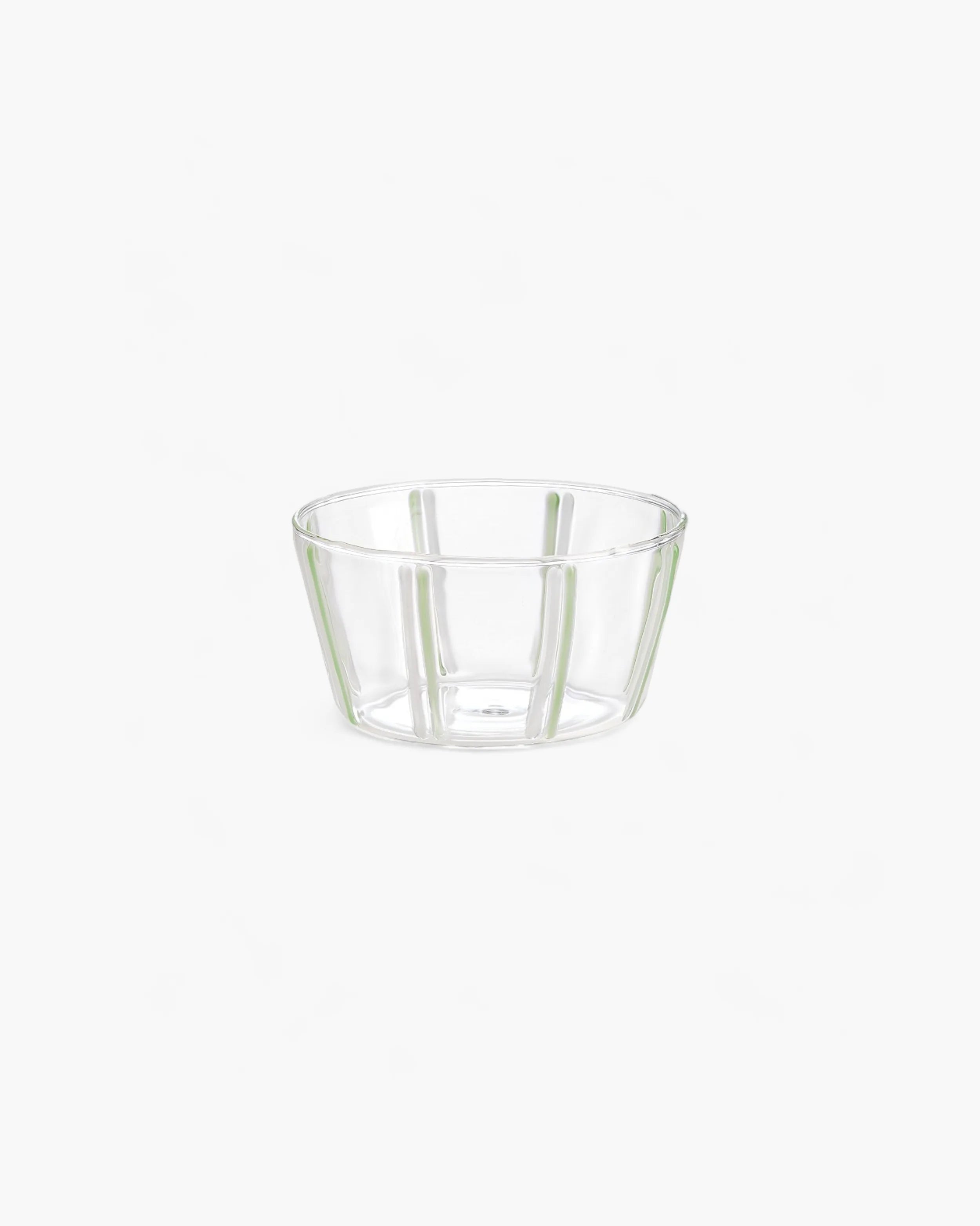 Ivv Soul set 6 borosilicate small glass bowls with colored stripes - Buy now on ShopDecor - Discover the best products by IVV design