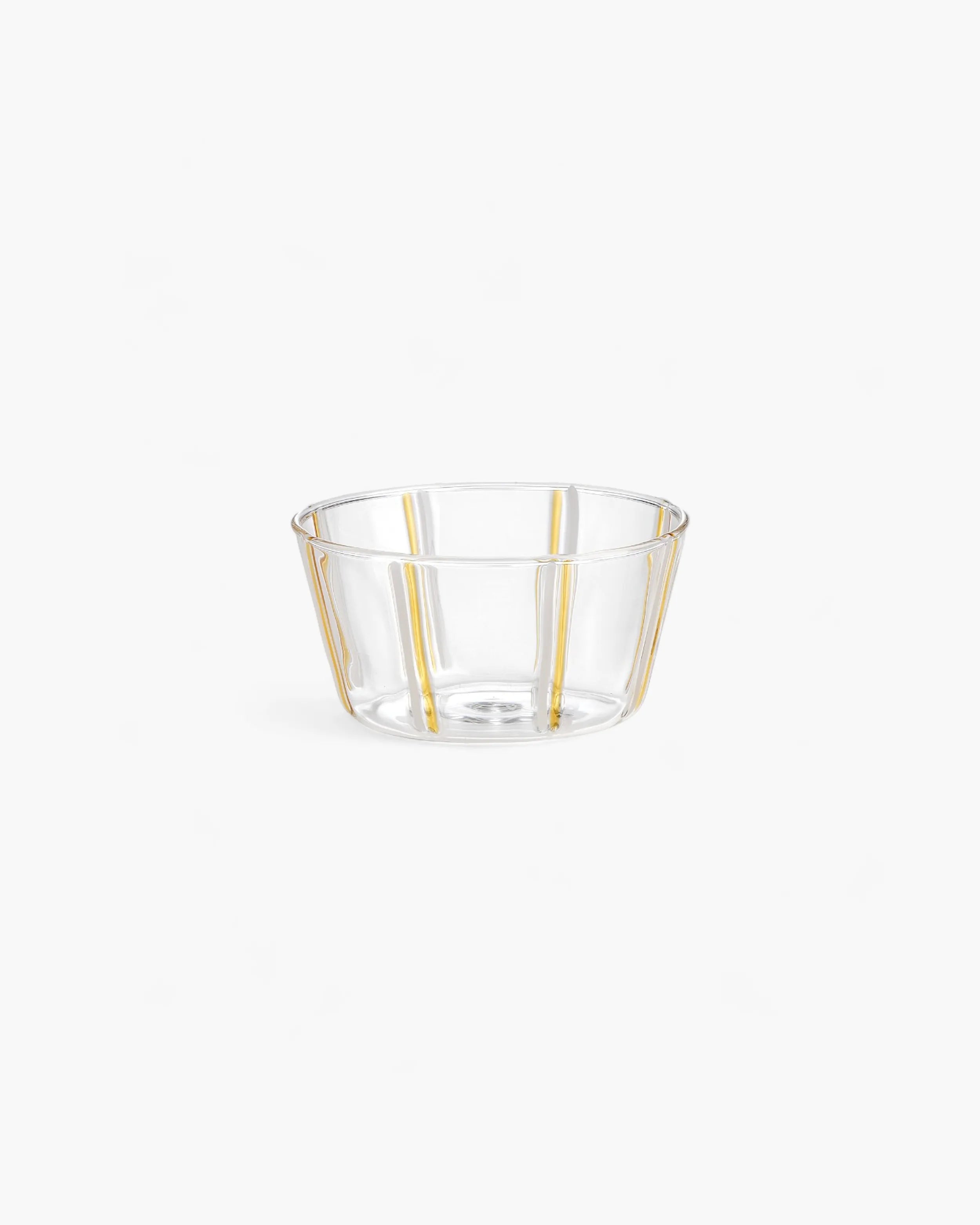 Ivv Soul set 6 borosilicate small glass bowls with colored stripes - Buy now on ShopDecor - Discover the best products by IVV design