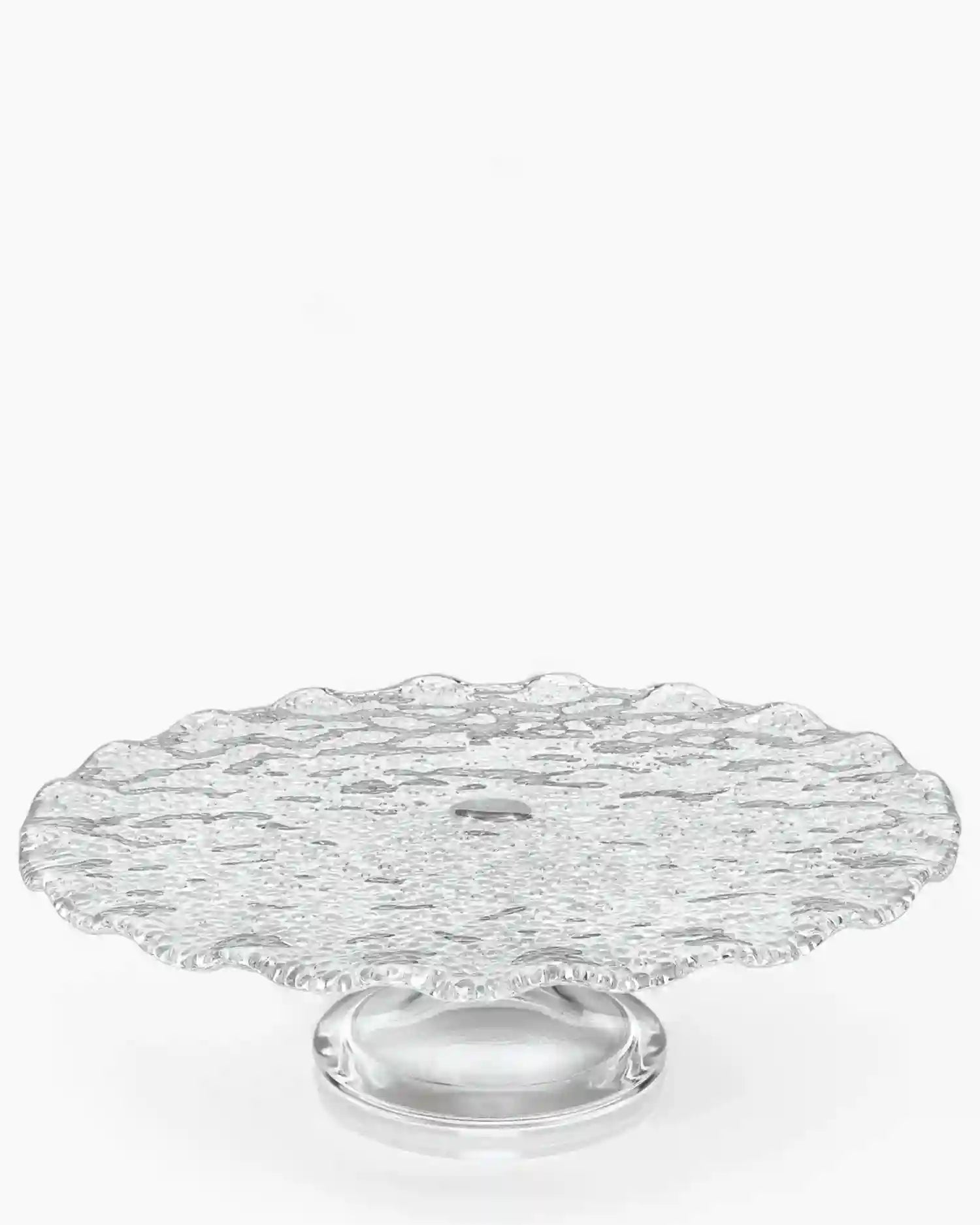 Ivv Special scalopped glass cake stand Transparent - Buy now on ShopDecor - Discover the best products by IVV design