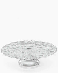 Ivv Special scalopped glass cake stand Transparent - Buy now on ShopDecor - Discover the best products by IVV design