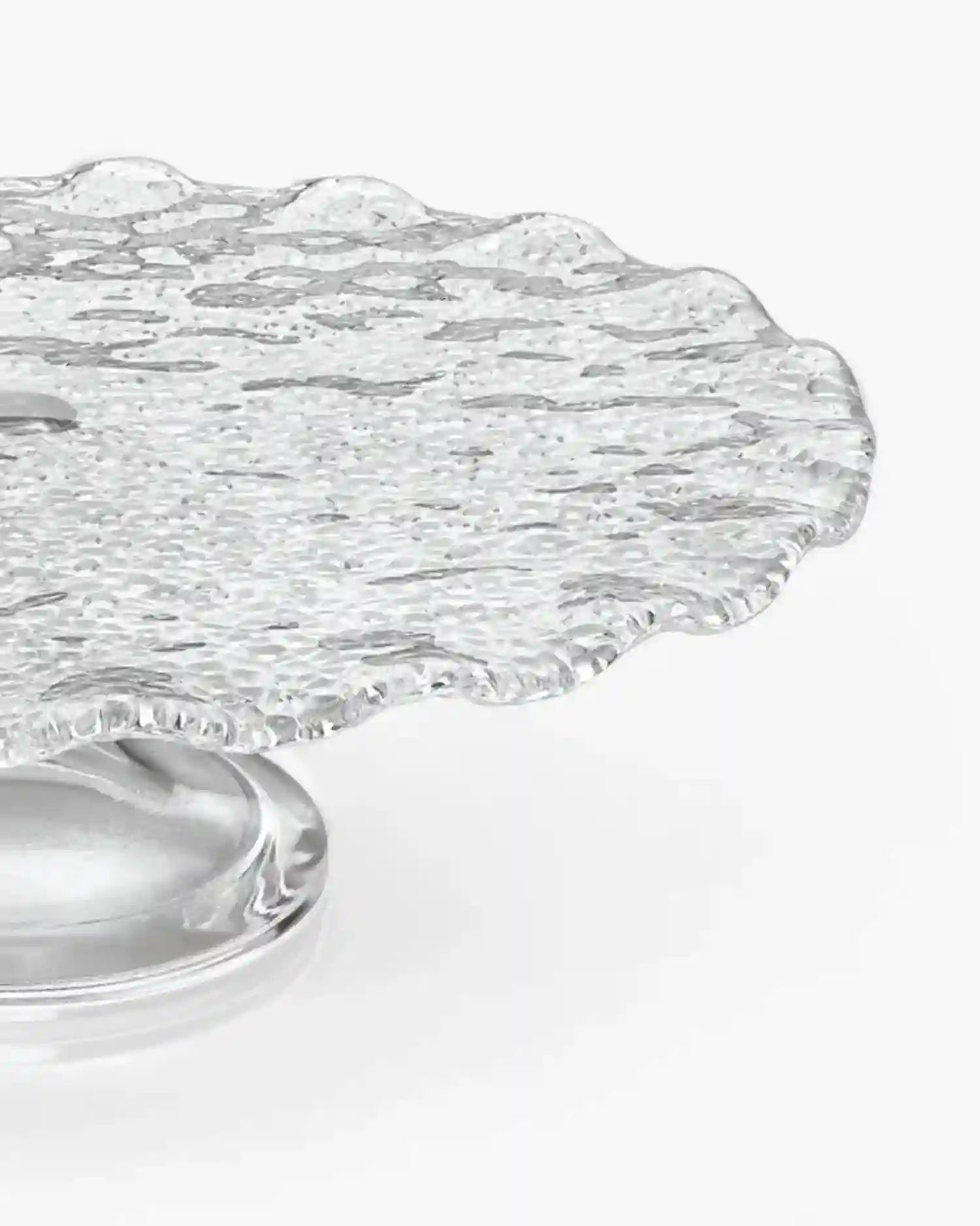 Ivv Special scalopped glass cake stand - Buy now on ShopDecor - Discover the best products by IVV design