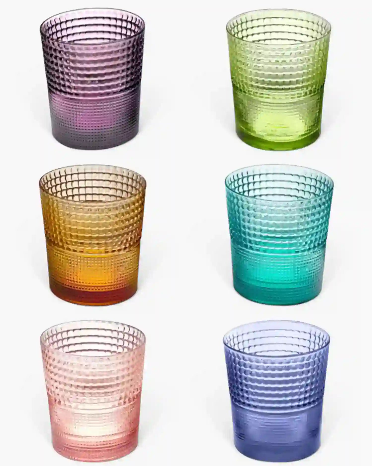 Ivv Speedy set 6 glass tumblers Multicolour - Buy now on ShopDecor - Discover the best products by IVV design