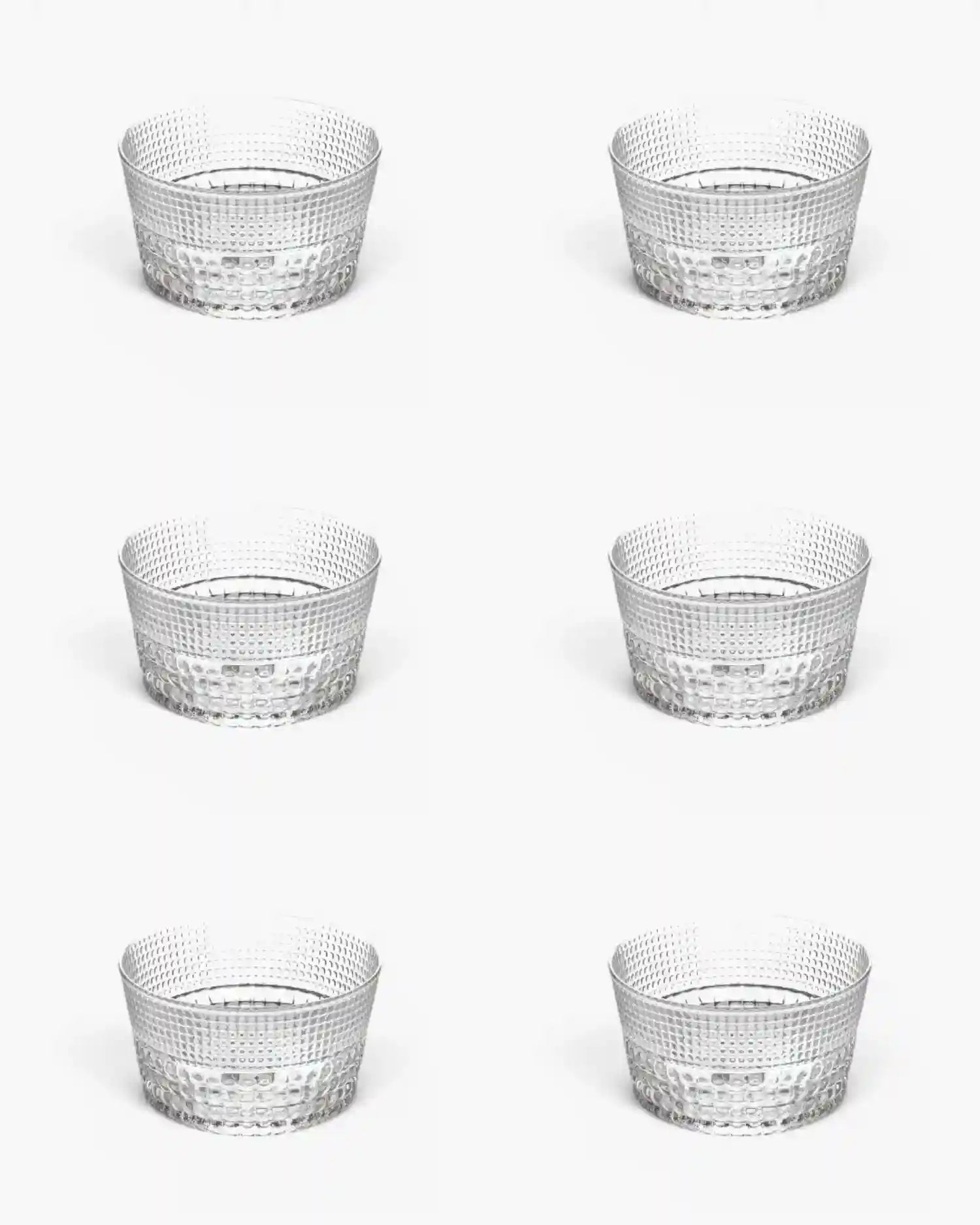 Ivv Speedy set 6 small glass bowls Transparent - Buy now on ShopDecor - Discover the best products by IVV design