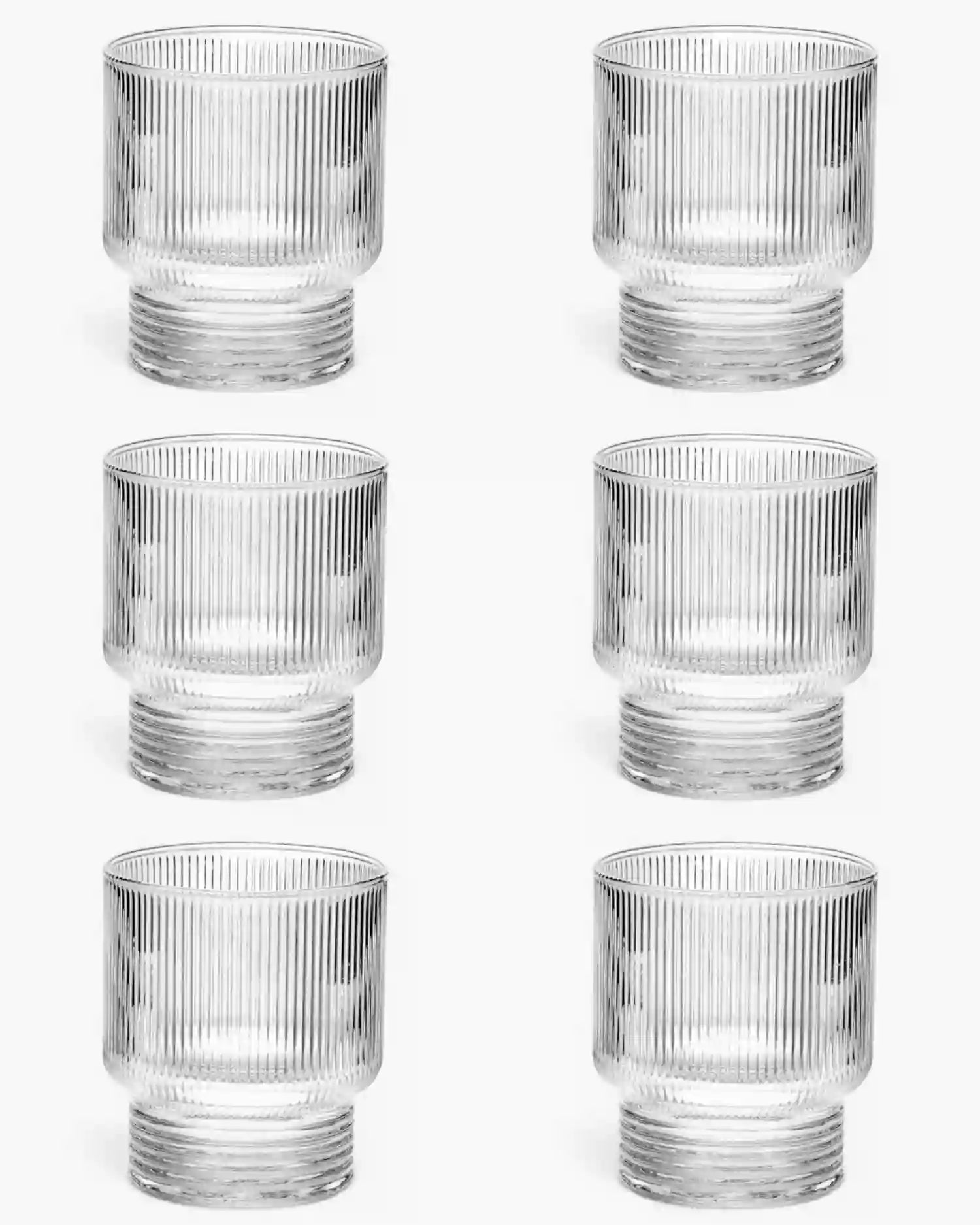 Ivv Todomodo set 6 glass tumblers Transparent - Buy now on ShopDecor - Discover the best products by IVV design