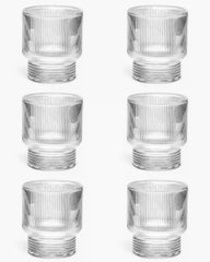 Ivv Todomodo set 6 glass tumblers Transparent - Buy now on ShopDecor - Discover the best products by IVV design