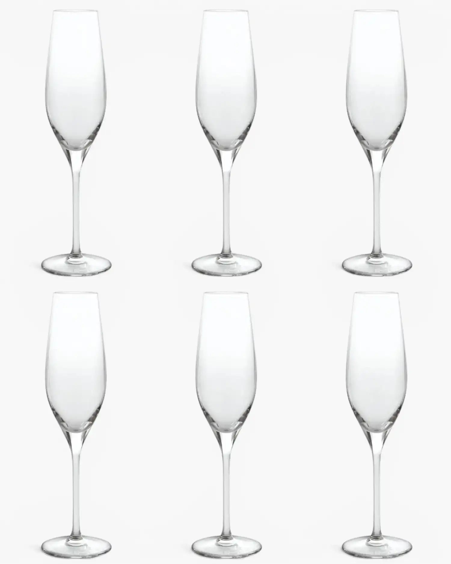 Ivv Vizio set 6 glass flutes - Buy now on ShopDecor - Discover the best products by IVV design