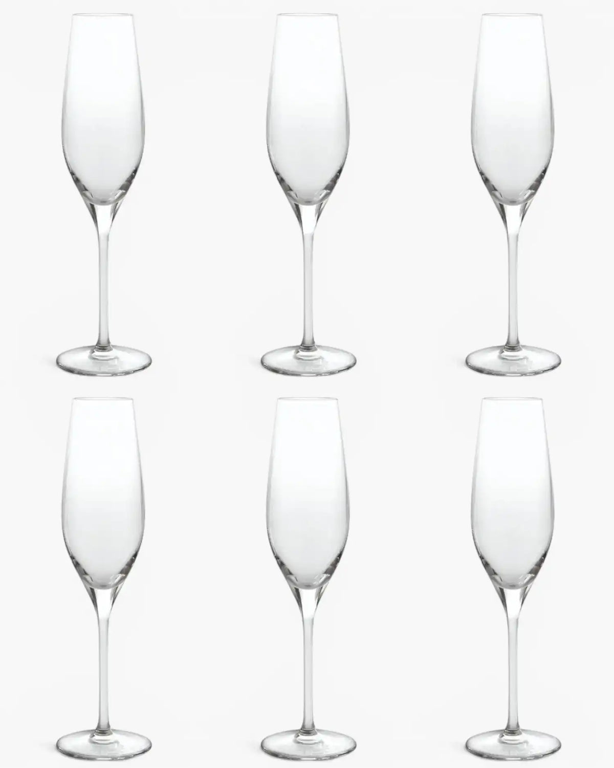Ivv Vizio set 6 glass flutes - Buy now on ShopDecor - Discover the best products by IVV design