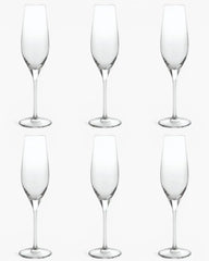 Ivv Vizio set 6 glass flutes - Buy now on ShopDecor - Discover the best products by IVV design