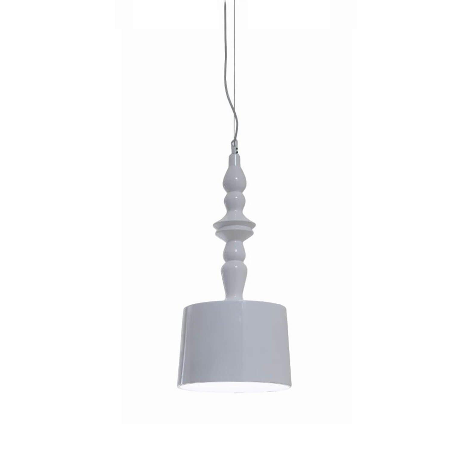 Karman Alì e Babà suspension lamp diam. 30 cm. Glossy white - Buy now on ShopDecor - Discover the best products by KARMAN design