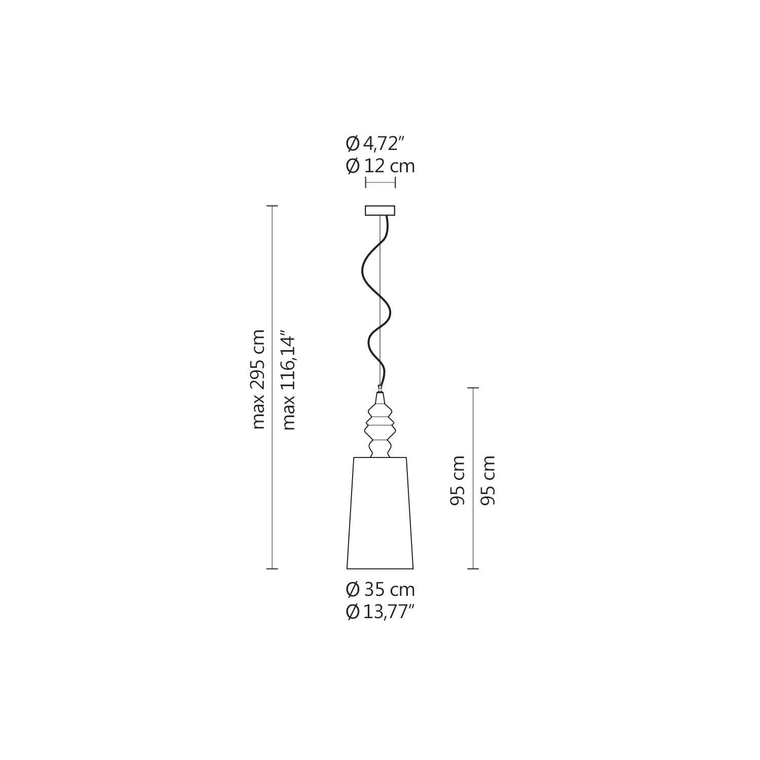 Karman Alì e Babà suspension lamp diam. 35 cm. - Buy now on ShopDecor - Discover the best products by KARMAN design