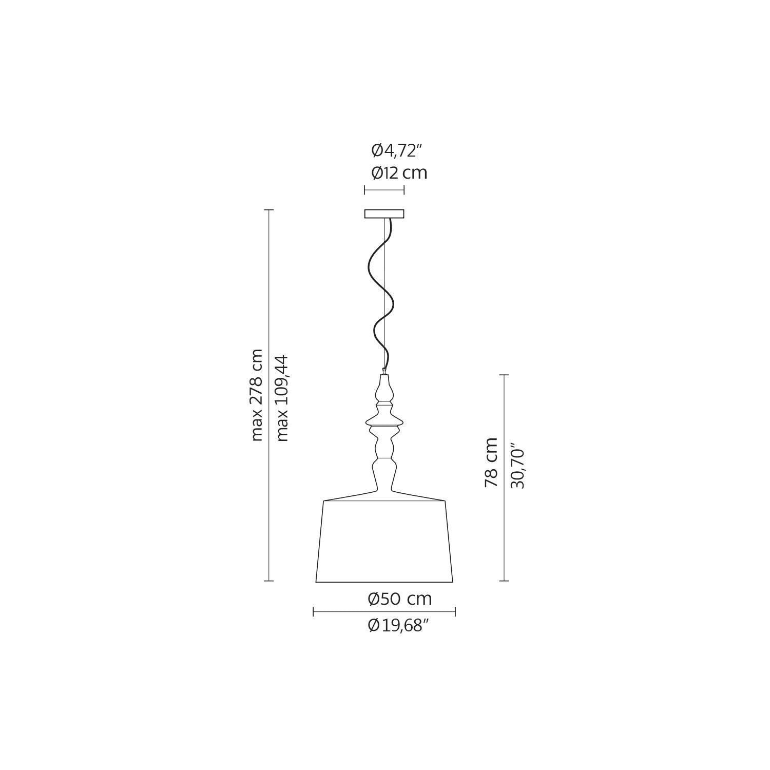 Karman Alì e Babà suspension lamp diam. 50 cm. - Buy now on ShopDecor - Discover the best products by KARMAN design