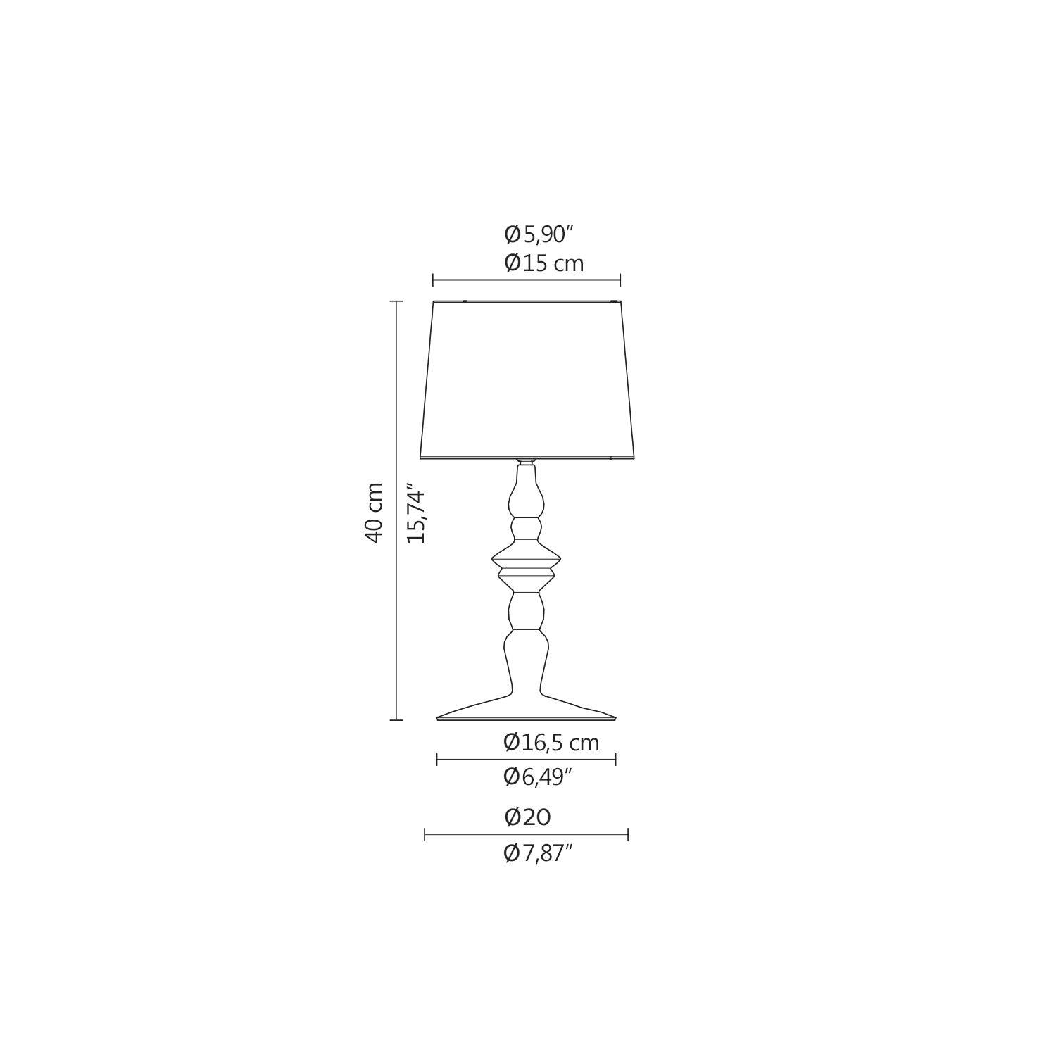 Karman Alìbababy table lamp C101 white linen - Buy now on ShopDecor - Discover the best products by KARMAN design