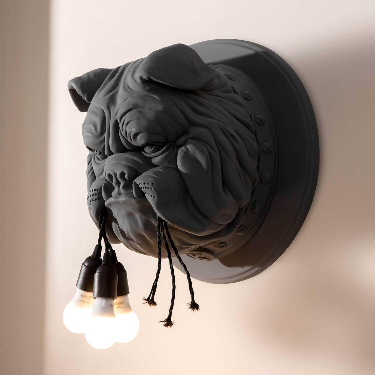 Karman Amsterdam wall lamp bulldog in ceramic - Buy now on ShopDecor - Discover the best products by KARMAN design