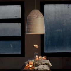 Karman Black Out suspension lamp diam. 50 cm. with fiberglass lampshade - Buy now on ShopDecor - Discover the best products by KARMAN design