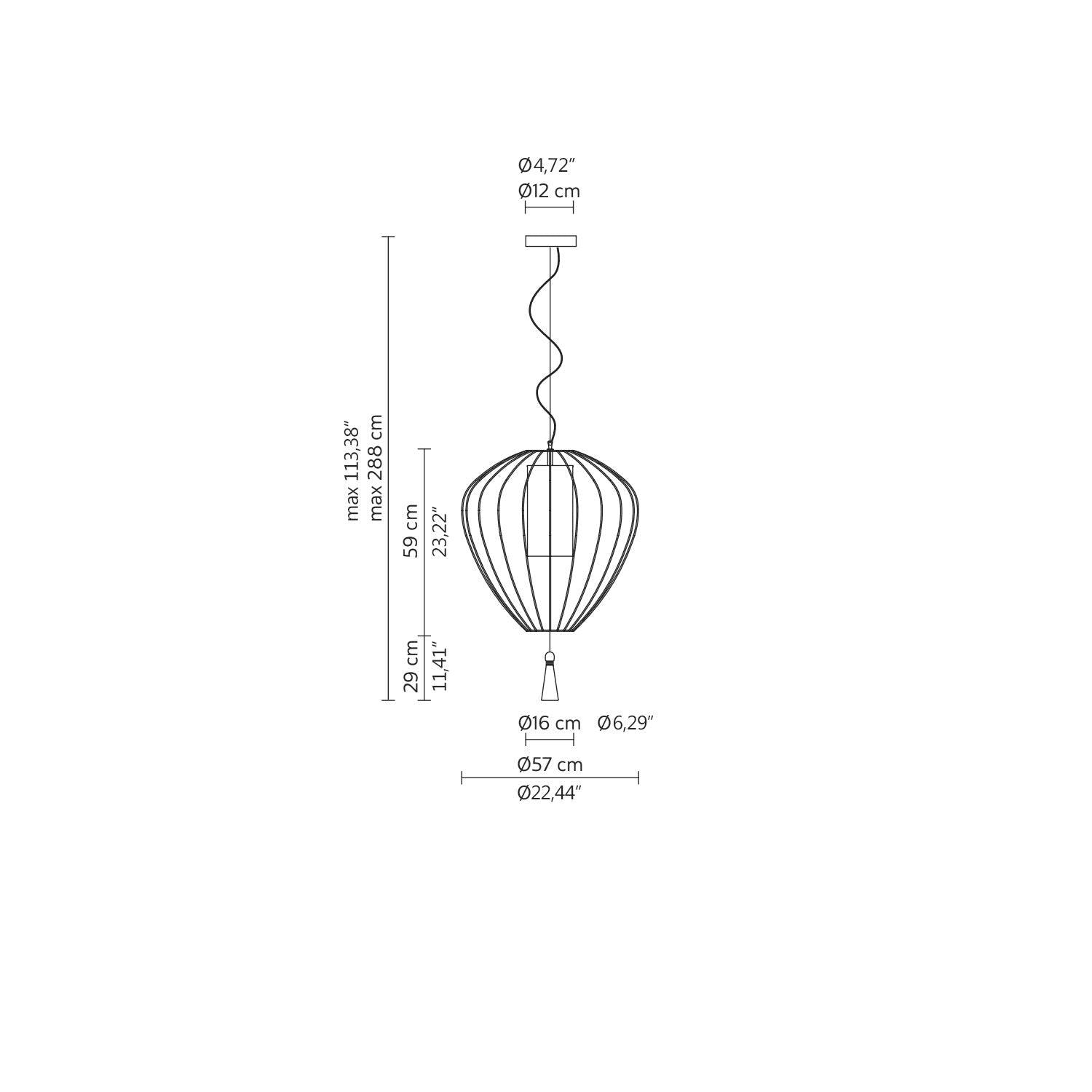 Karman Cell suspension lamp diam. 57 cm. with metallic thread - Buy now on ShopDecor - Discover the best products by KARMAN design