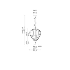 Karman Cell suspension lamp diam. 57 cm. with metallic thread - Buy now on ShopDecor - Discover the best products by KARMAN design