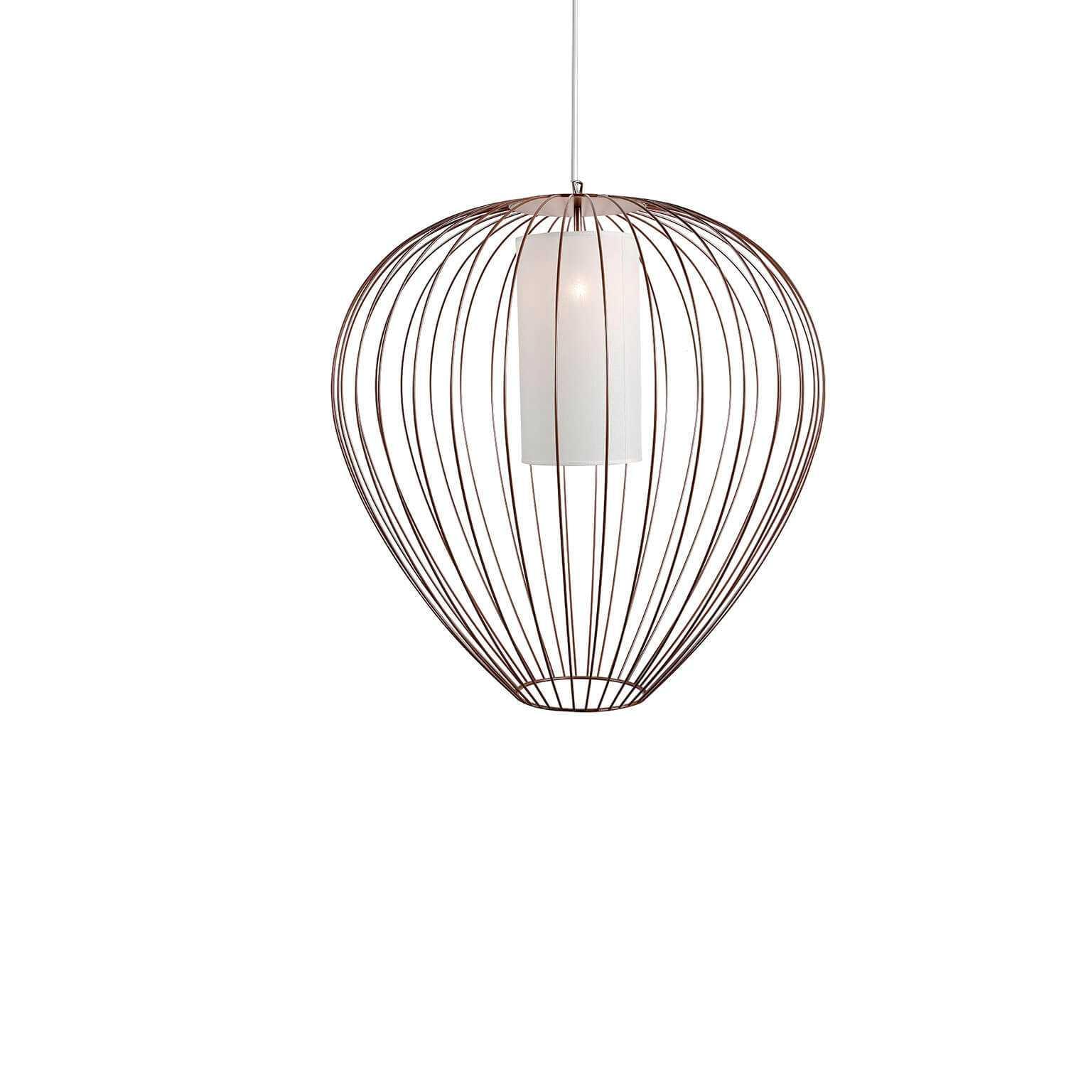 Karman Cell suspension lamp diam. 57 cm. with metallic thread Bronze - Buy now on ShopDecor - Discover the best products by KARMAN design