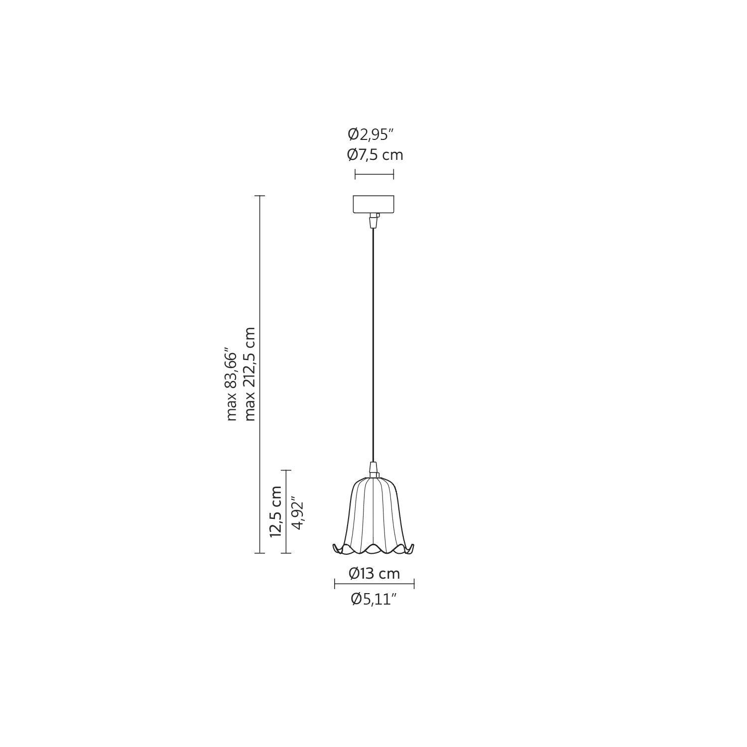 Karman Ceraunavolta suspension lamp "C" shape in glass - Buy now on ShopDecor - Discover the best products by KARMAN design