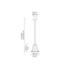 Karman Ceraunavolta suspension lamp "C" shape in glass - Buy now on ShopDecor - Discover the best products by KARMAN design
