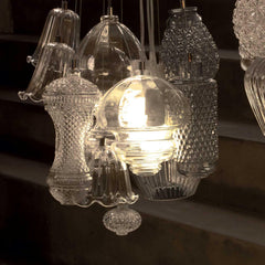 Karman Ceraunavolta suspension lamp composition 12 elements glass - Buy now on ShopDecor - Discover the best products by KARMAN design