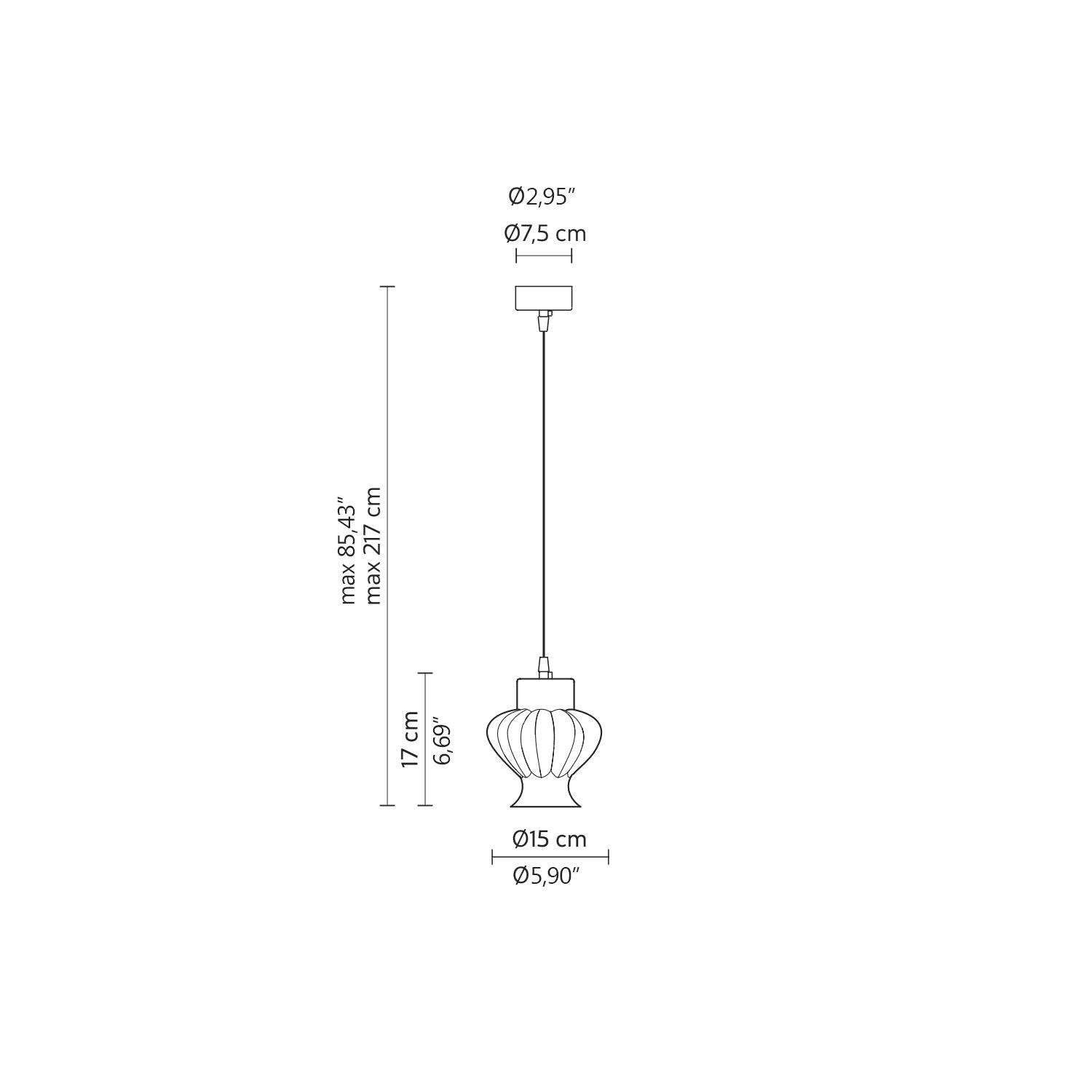 Karman Ceraunavolta suspension lamp "F" glass - Buy now on ShopDecor - Discover the best products by KARMAN design