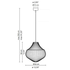 Karman Circus SE258 AB suspension lamp - Buy now on ShopDecor - Discover the best products by KARMAN design