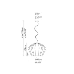 Karman Sahara suspension lamp - mod. SE670K - Buy now on ShopDecor - Discover the best products by KARMAN design