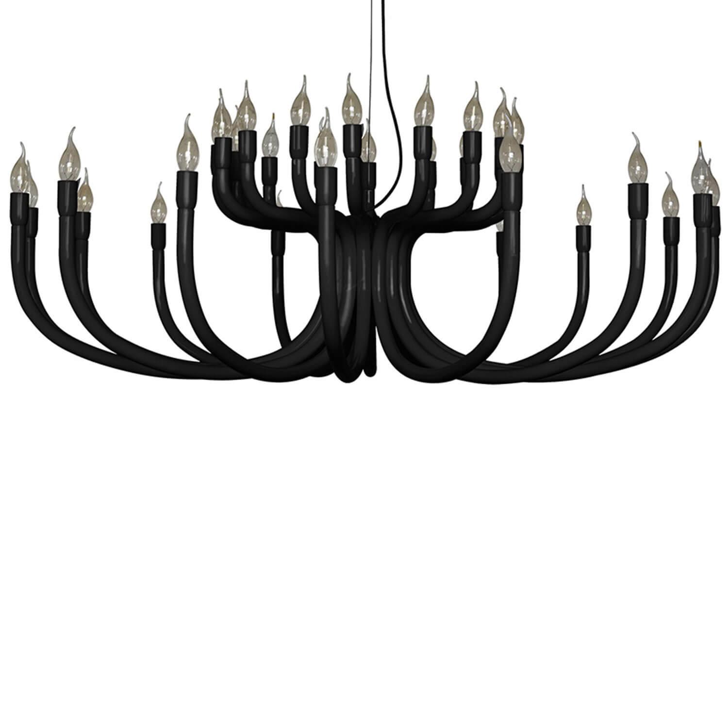 Karman Snoob suspension lamp with 32 light sources Black - Buy now on ShopDecor - Discover the best products by KARMAN design