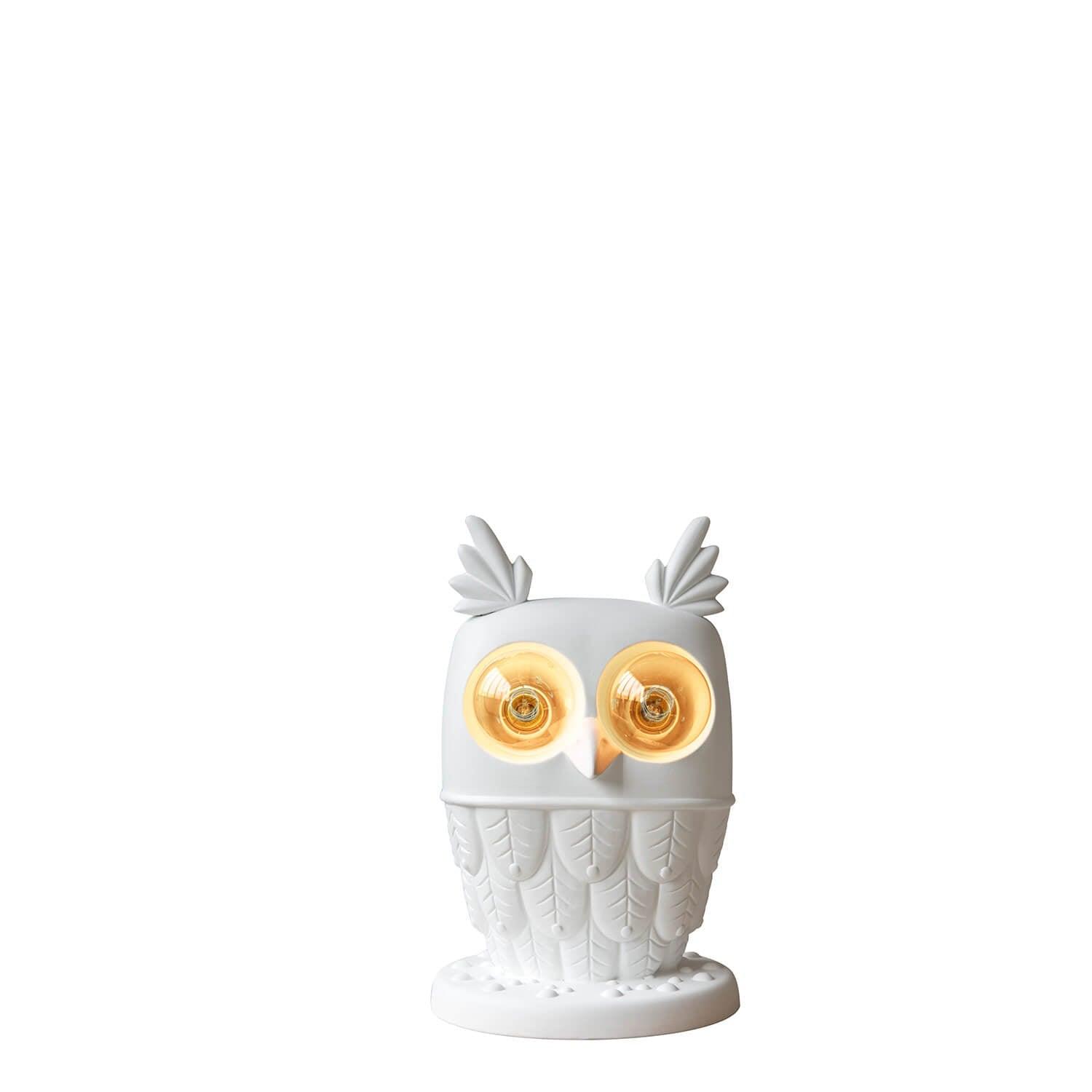 Karman Ti Vedo table lamp in the shape of an owl with bright eyes - Buy now on ShopDecor - Discover the best products by KARMAN design
