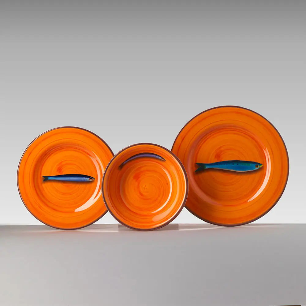 Mario Luca Giusti Aimone fruit plate diam. 23 cm. - 9.06 in. - Buy now on ShopDecor - Discover the best products by MARIO LUCA GIUSTI design