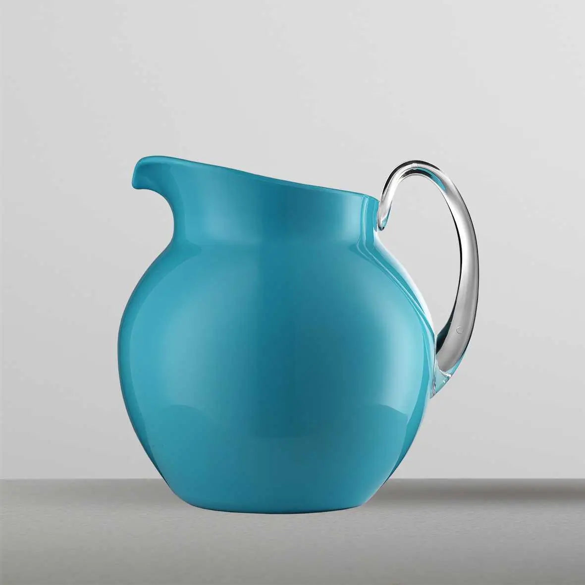 Mario Luca Giusti Palla jug enamel Turquoise - Buy now on ShopDecor - Discover the best products by MARIO LUCA GIUSTI design
