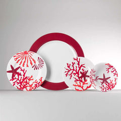 Mario Luca Giusti Corallo soup plate diam. 19 cm. - 7.48 in. - Buy now on ShopDecor - Discover the best products by MARIO LUCA GIUSTI design