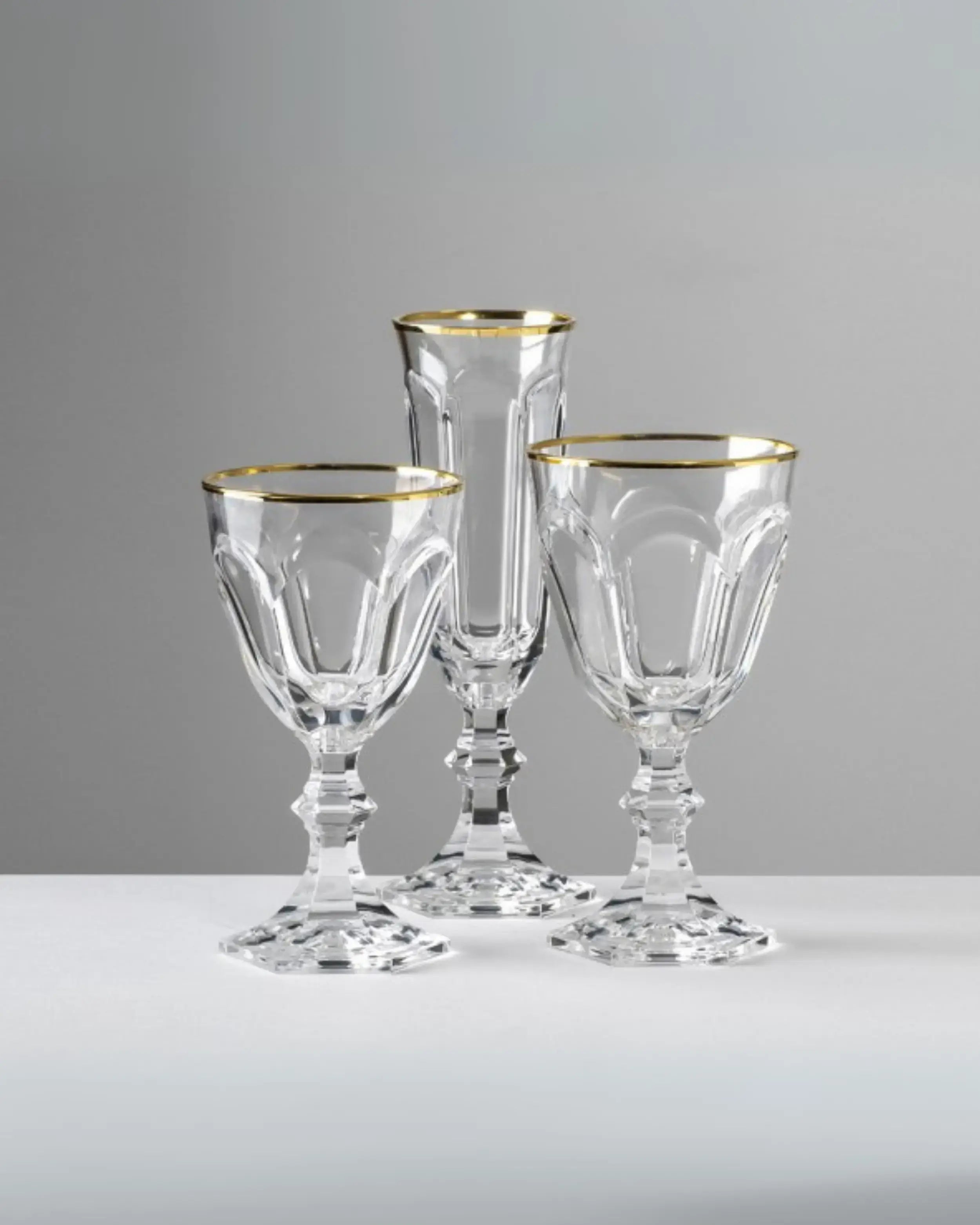 Mario Luca Giusti Dolce Vita Filo Oro stem glass for wine - Buy now on ShopDecor - Discover the best products by MARIO LUCA GIUSTI design