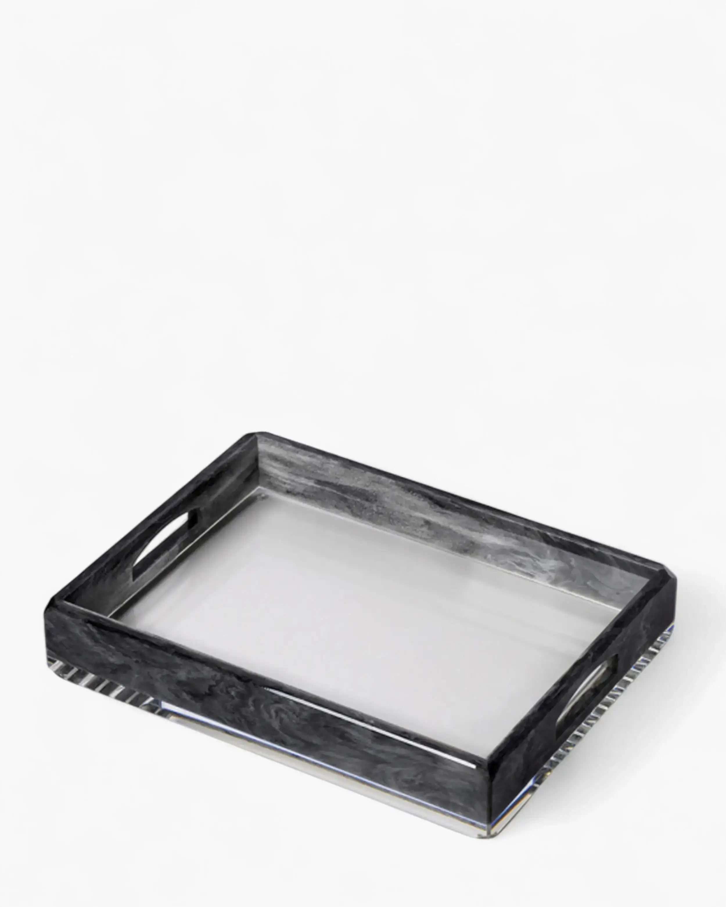 Mario Luca Giusti Donovan/Dylan tray Dark grey 40 cm. - 15.75 in. - Buy now on ShopDecor - Discover the best products by MARIO LUCA GIUSTI design